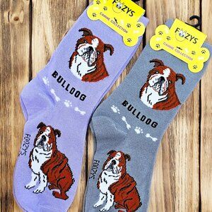 Unisex Canine Foozys Socks - Bulldog